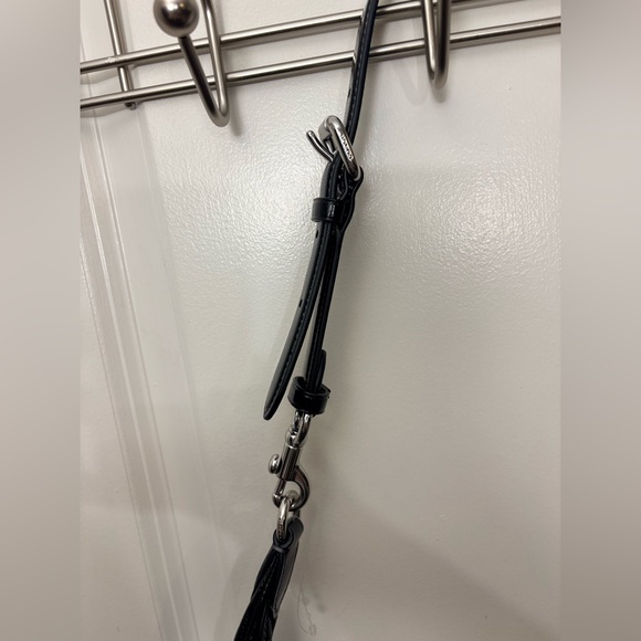 Coach Juliet Sling Bag - Black Glazed Crinkled Leather CBG23 + Dust Bag - Picture 8 of 16